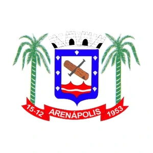 Brasão oficial de Arenápolis - MT