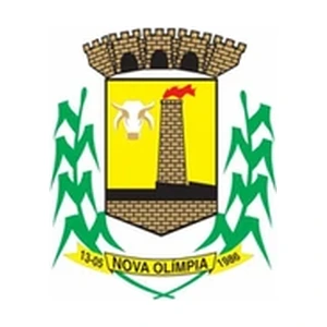 Brasão oficial de Nova Olímpia - MT