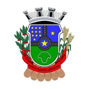 Brasão oficial de Nova Santa Helena - MT