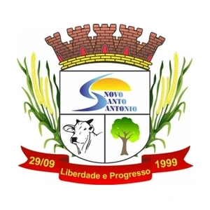 Brasão oficial de Novo Santo Antônio - MT